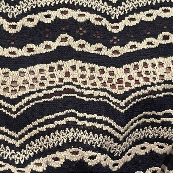 BCBGMAXAZRIA Black White Melysa Bodycon Knit Mini Dress Sz XS - Picture 10 of 10